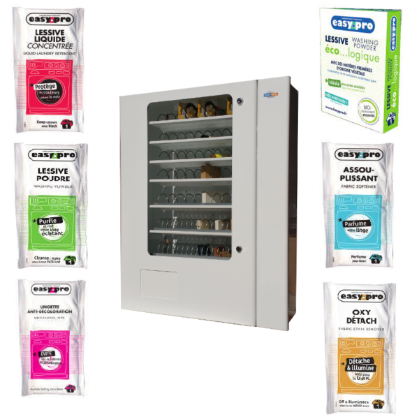 Distributeur de lessive pour centrale de paiement